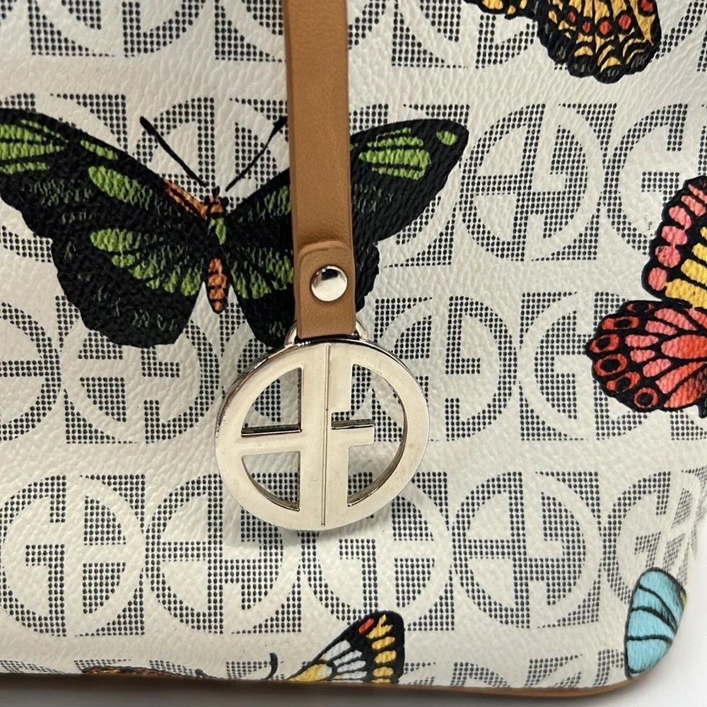 Giani Bernini Pebble Leather Butterfly Bag